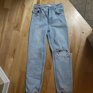 Abercrombie 90s Ultra High Rise Straight Jeans